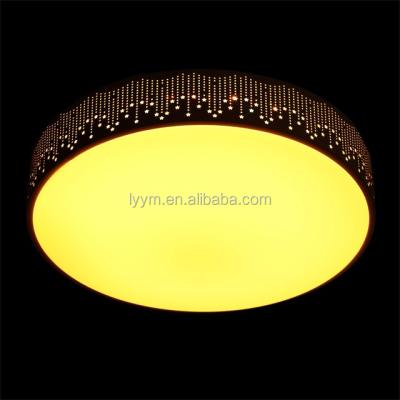 China Indoor Lighting Led Bulbs Circular Ceiling Light Iron Acrylic Led Bedroom Lamp for sale