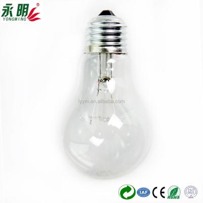 China 240V A55/A60 Clear Iron Incandescent Lamps for sale