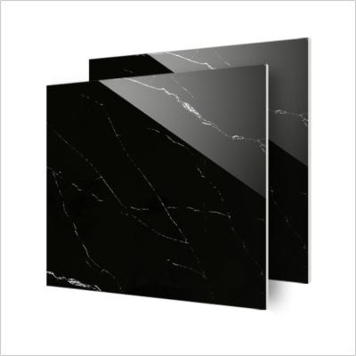 China Modern Black Marble Polished Glazed Porcelain Flooring Tiles Price Flooring Tiles Foshan Factory for sale