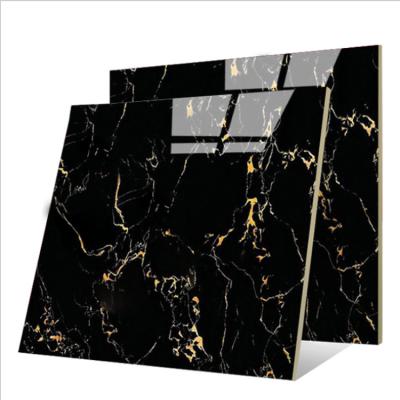 China Foshan Modern Idea Ceramics Black 600x600 800x800mm Glazed Porcelain Tiles For Flooring for sale