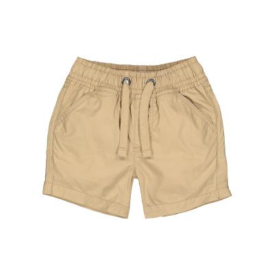 China High Quality Anti-wrinkle Kids Plain Shorts Boys Shorts Solid Colors Drawstring Khaki Shorts For Baby Boy for sale