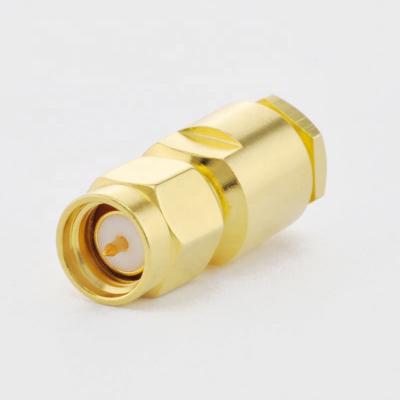 China 5G Connector Antenna SMA Male Plug IP67 RF Coaxial Connectors Flange For LMR195 RG58 for sale