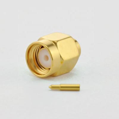 China RF 18GHz SMA Male Solder RG402 .141