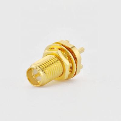 China 6GHz Microwave RPSMA Female PCB Board RF Coaxial Connector , RPSMA Connector for sale