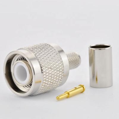 China 6GHz TNC Male Connector Crimp LMR240 Cable , tnc lmr240 connector 80-03-1M10-004 for sale