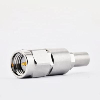 China 27GHz SMA Male to SMP Precision Male Adapter , VSWR 1.20 Max P-SMAM-SMPM-428 for sale