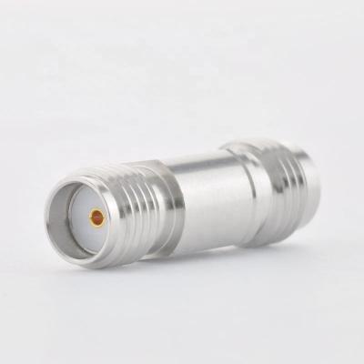 China DC to 27GHz SMA Female to 2.4mm Precision Adapter Female DC to 27GHz 303 Stainless Steel for sale