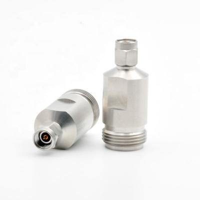 China Microwave N Female To 3.5mm Male Plug Precision Adapter DC To 18GHz 303 Stainless Steel for sale