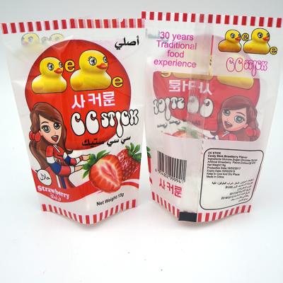 China Moisture Proof Customize CPP Clear Plastic Candy Food Packaging Back Sealed Vacuum Heat Seal Bag for sale