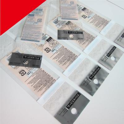 China Promotion Factory Price Printing OPP Cards Header Bags Clear Plastic Self Adhesive Header Bag for sale