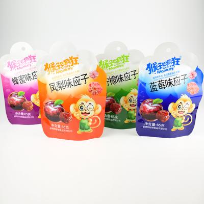 China Moisture-proof Dried Fruit Preserve Food Packaging Pouch Food Shape Special Vacuum Bag For Christmas Season for sale