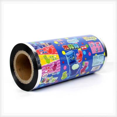 China High Quality Moisture Proof Printed Plastic Metallized Film Roll Pet Food Wrapper For Automatic Packaging Machine for sale