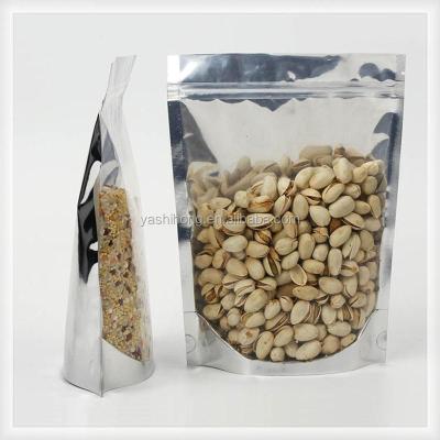 China Transparent Plastic Moisture Proof Aluminum Foil Packing Bag For Seed/Cereal/Rice Packing for sale