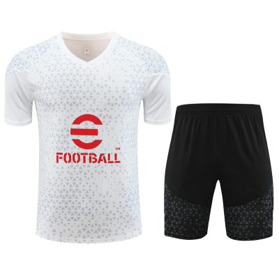 China Shirts & Tops Custom men's football suit quick drying breathable polyester club short sleeve training suit set for sale