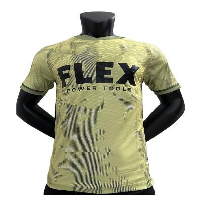 China Shirts & Tops 23 24 Custom men's football wear fast drying breathable polyester brazing club short sleeve training wear for sale