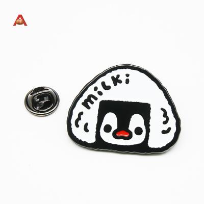 China Metal Enamel Badge Design Custom Logo Fashion Design Zinc Alloy Badge Maker for sale