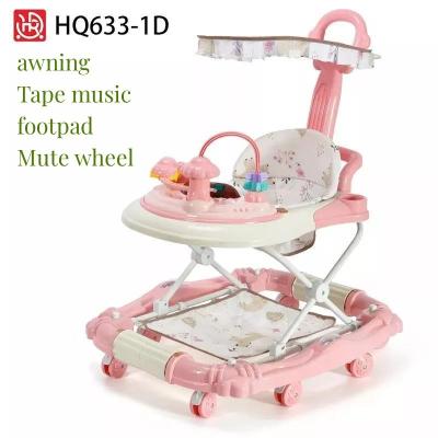 China Baby Toys Walkers Stroller China Children Learn To Walk Musical Cartoon Toy Chair Baby Walker for sale