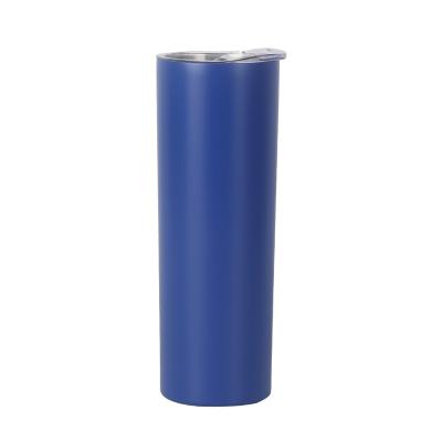 China Wholesale DIY Durable Double Wall Stainless Steel Lean Straight 20oz Tumbler Insulated for sale