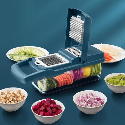 China Viable Amazon Kitchen's Best-Selling Accessories 12 In 1 Universal Mandoline Vegetable Slicer Cutter Food Cutter Vegetable Onion Cutter for sale