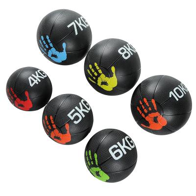 China Wholesale High Quality Custom Rubber Medicine Balls Rubber Gym Power Training Solid Logo for sale