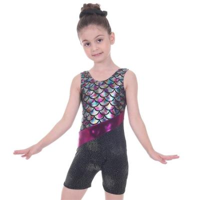 China 2020 Fashionable Custom Sleeveless Gymnastics Sublimation Dancewear Training Dancer Tights For Girls for sale