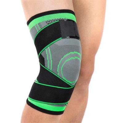 China Amazon Universal Summer Sports Kneepad Outdoor Knitted Fitness Bandage Compression Running Knee Pads Climbing Protector for sale