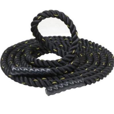 China Heavy Climbing Training Rope 50mm Battle Kit Durable Fitness Gym Ropes Poly Terylene Nylon Exercise Equipment Anchor Strap for sale