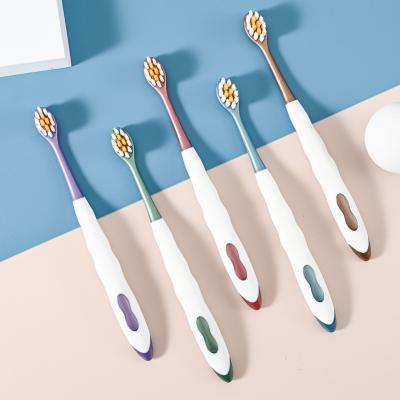 China For Factory Direct Sales Silicone Brush Children's Convenient Detachable Round Head Home Use Non-Slip Soft Bristle Toothbrush for sale