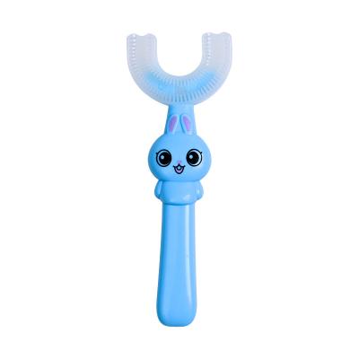 China Home Child Toothbrush U Shape Baby Toothbrush U Shape Children U Shape Toothbrush for sale