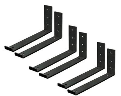 China Heavy Duty Metal Folding Board Wall Mount Storage Rack Shelf Brackets Steel Hanging Shelf Brackets for sale