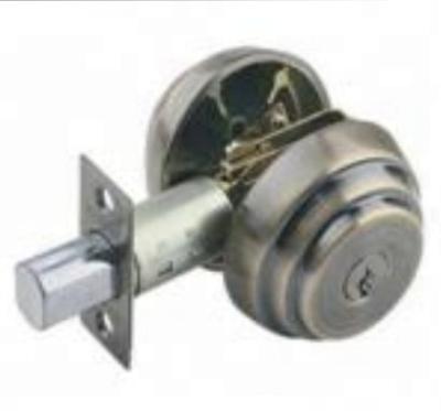 China Entry/Bathroom Toilet Deadbolt Zinc Alloy Door Lock/Privacy Double Cylinder for sale