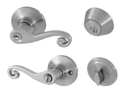 China America high security and economy traditional apartment entry door handle lever combined lockset with dead bolt lock for sale