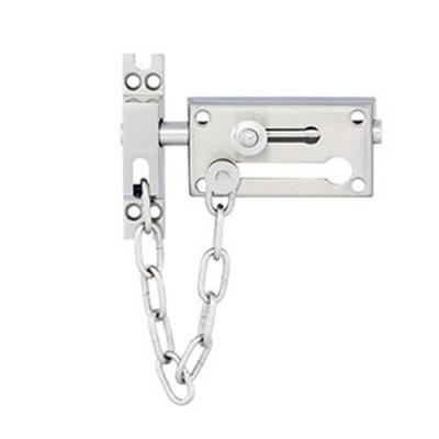 China Home/Office/Hotel/Industry Guaranteed Zinc Alloy Satin Nickel Security Door Guard Security Door Chain Locks for sale