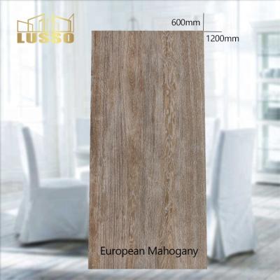 China Rustic ceramic tiles LUSSO moderno 600x1200mm Brown color rustic 20mm thickness exterior tile for shopping market for sale