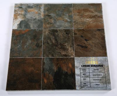 China LUSSO Ceramic Sandstone 20mm Thickness Acid Resistant Noble Gold Exterior Porcelain Tile 20mm Thickness Porcelain Stoneware for sale