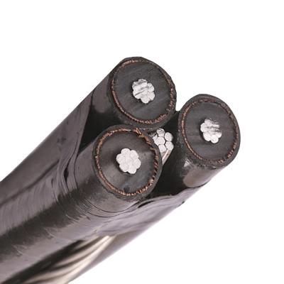 China 1x240mm BT 10kv Three Phase Single Core Aerial ABC Cable 3X70 Aluminum Electrical ABC Cable for sale