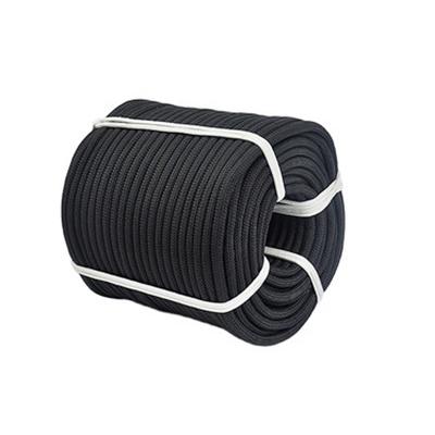 China High Performance-Price Climbing Black Camping Tie Up Static Rope Fire Rescue Rope for sale