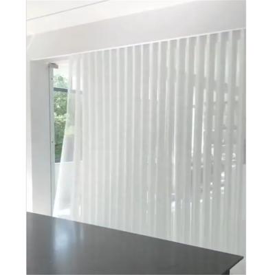 China Casual the latest window hanas blinds unislatunislat electric remote control vertical curtain for sale