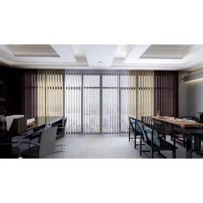 China Factory Price Hanas Casual Electric Vertical Blind Curtain For Patio Door With Good Performance for sale