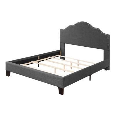 China China Comfortable Fabric Good Quality Luxury CX Upholstered Bed Frame for sale