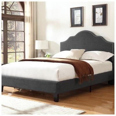 China Comfortable CX Bed Frame King Size Upholstered Bed Modern Style For Bedroom And Hotel for sale