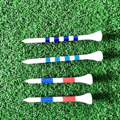 China Durable high quality wooden golf tee available in a variety of sizes can be customized with logo color for the golf course/training. for sale