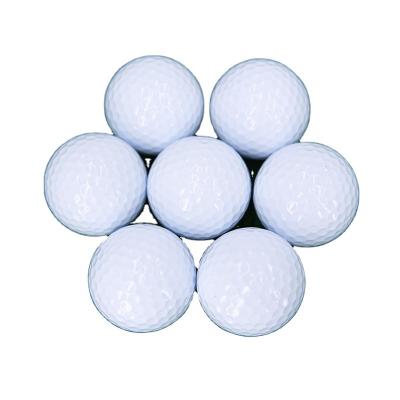 China Surlyn Factory Direct Supply Customized Rubber + Single Layer Golf Practice Ball With Soft Golf Balls for sale