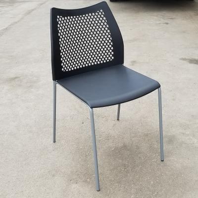 China Modern Metal Frame Plastic Shell Restaurant Chair Dining Chair for sale