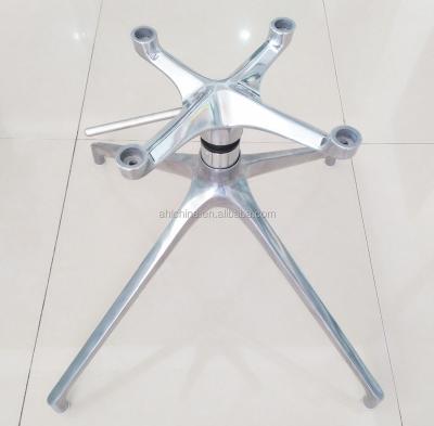 China White Steel Spinning Legs Sitting Base Chair Parts For Chair for sale