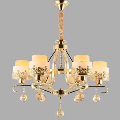 China Luxury fashion MODERN Nordic classic vintage candle crystal chandeliers for living room for sale