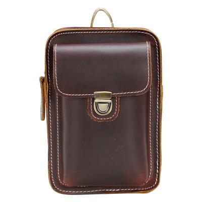 China Hot Sale Latest Fashion Design Mens Shoulder Bag Vintage Oil Wax Leather Cross Body Bag Men's Custom Shoulder Satchel Bag For Upgrading for sale