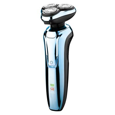 China 2022 New Arrivals 4d 3Heads Electric Triple Blade Nose Barber Hair Razor Portable Rechargeable Bald Razor For Men for sale