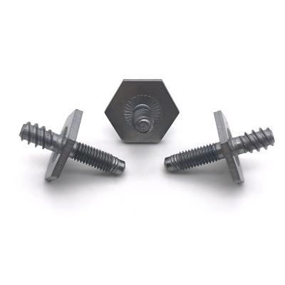 China Non-Standard Screws Double Head Pan Wood Thread Screws Square Neck Countersunk Head Screw Made in China for sale