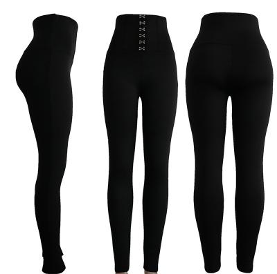 China Breathable Pants Exercising Women Fitness Leggings Workout Yoga Sportswear Ladies Cross Breathable Yoga Tights Gathers Waist for sale